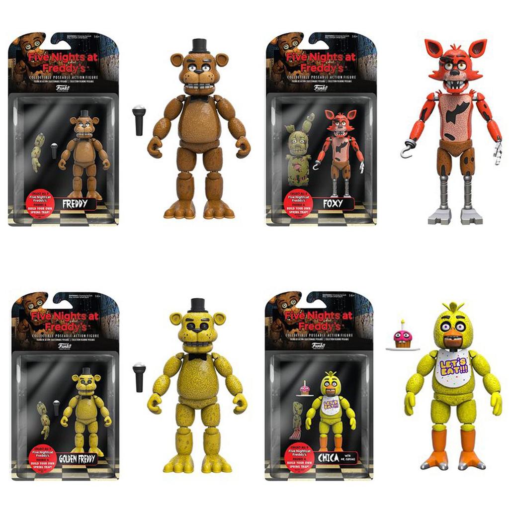 Fnaf Пять Ночей с Фредди Фигурка на шарнирах Золотой Фредди Для Детей