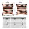 Zebra Animal Print Terracotta And Navy Pillowcase Cushion Comfort Throw Pillow Sofa Decorative Cushions Used for Home Bedroom