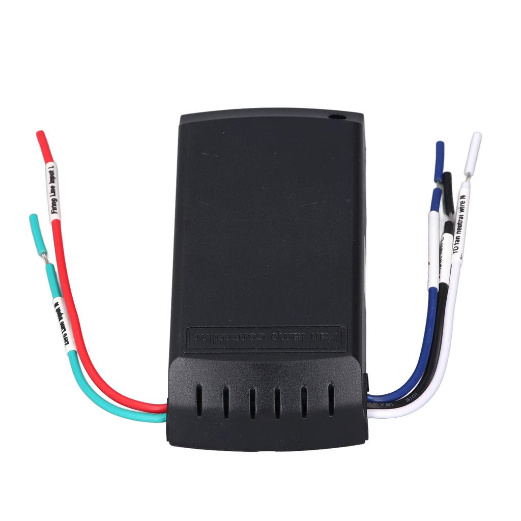 Ceiling Fan Lamp Remote Control 10m Range 3 Speeds Control 4 Timers Fan Light Remote Kit