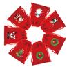 Christmas Red For Candy Cookies Snowman Elk Santa Claus Xmas Tree Wrapping Packaging AVE