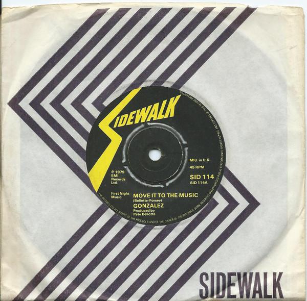 7-дюймовая пластинка GONZALEZ - Move It To The Music SID114 Sidewalk 1979 UK Соул/Фанк Б/У