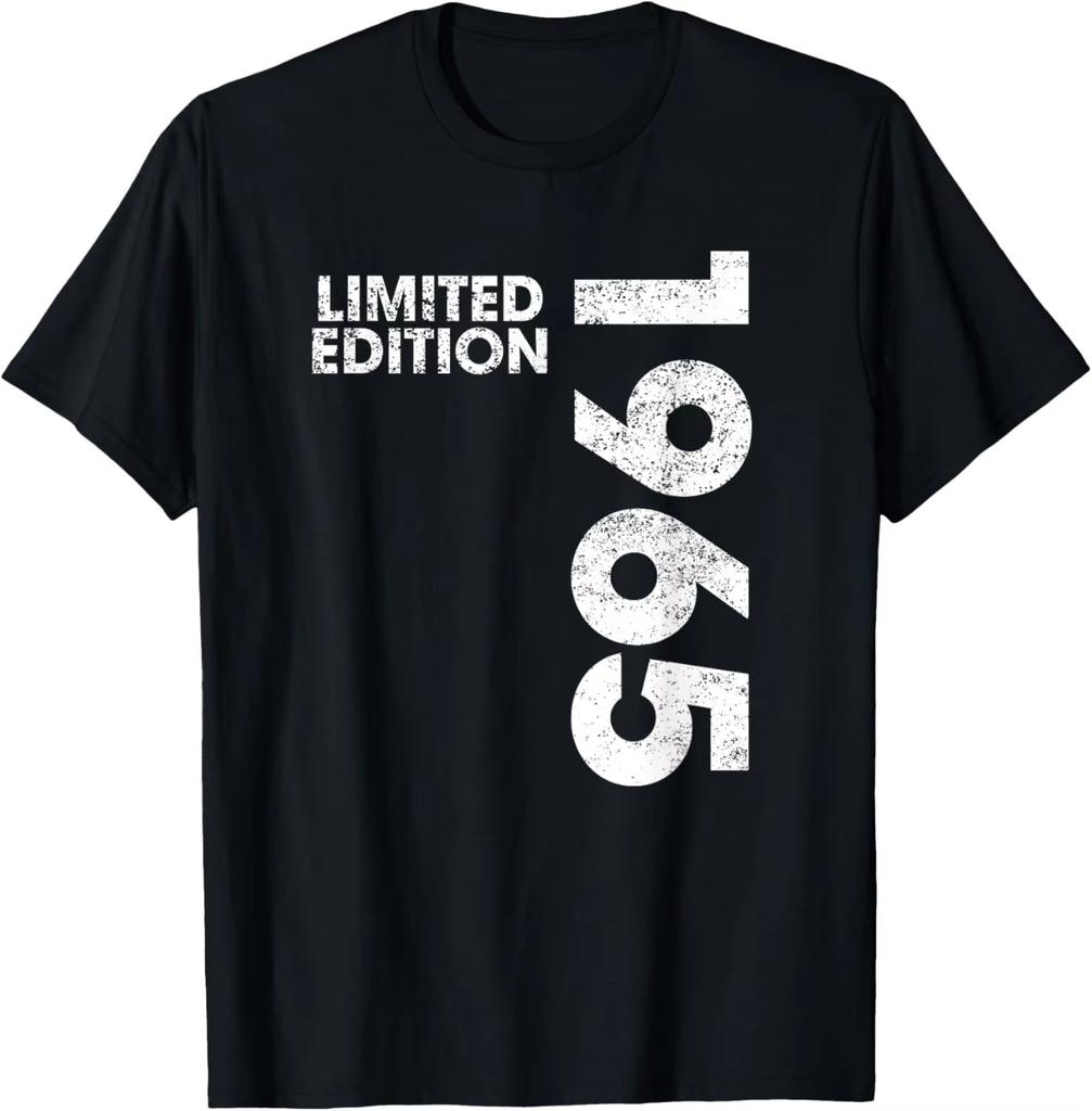 Летняя мужская футболка винтажная с принтом 1965 года, футболки оверсайз, топ, мужская одежда для улицы, пуловер с коротким рукавом