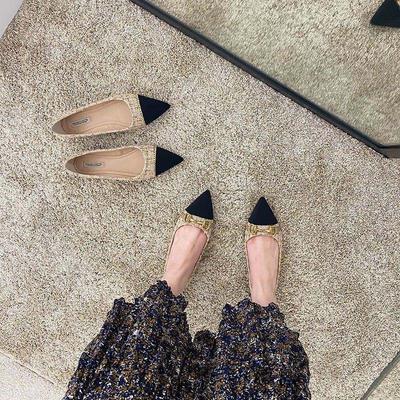 Модные туфли-лодочки с острым носком на низком каблуке, элегантная офисная обувь для женщин 2024, роскошная кожа, повседневная летняя обувь для дам Y2k, нескользящая, из натуральной кожи