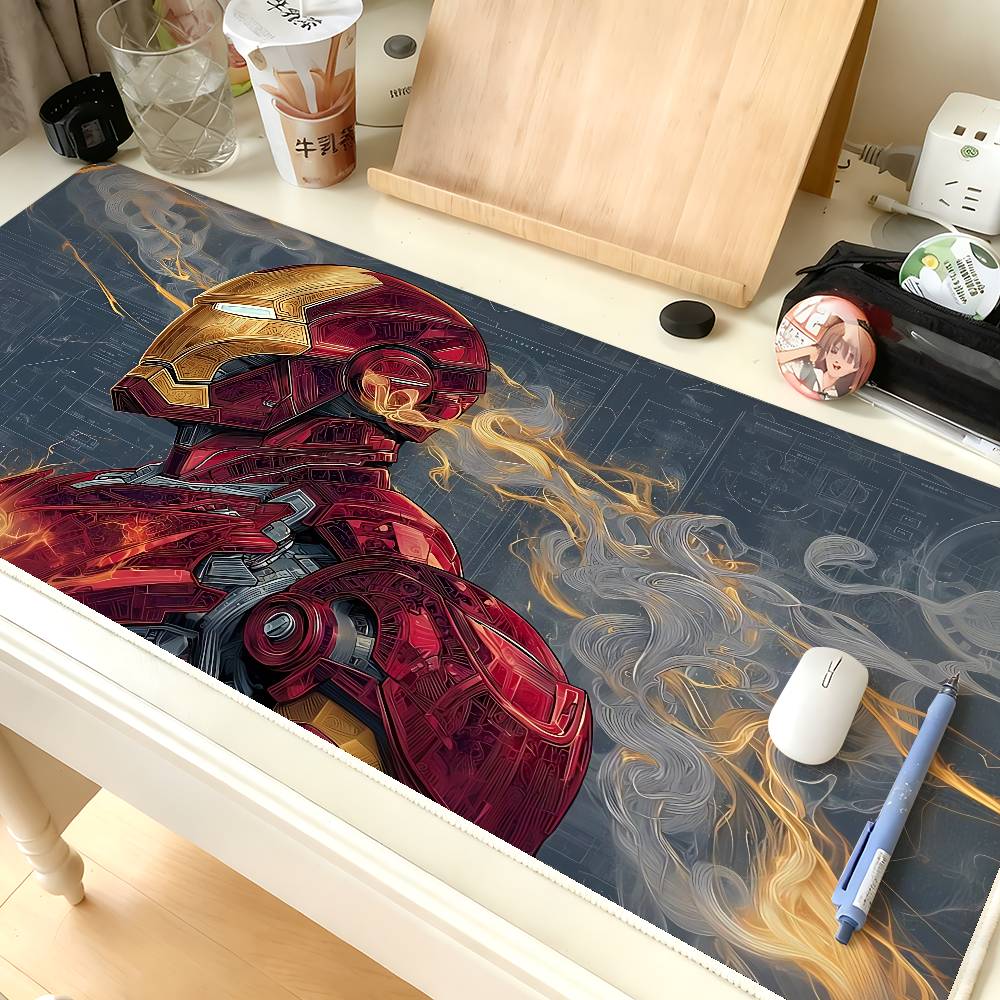 TV I-Irons Mans Mouse Pad Computer Mat Deskpad Laptop Keyboard Mat Office Large Landscape Mousepad