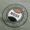 HUGO BOSS Regular Short Sleeved T Shirts Men's Gray Green 50486205-343