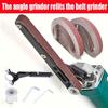Angle Grinder To Belt Sander Converter Sanding Belt Adapter M10/M14 Angle Grinder for 100/125 Wood Metal Edge Polishing Tool