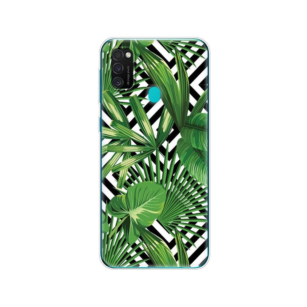 Чехол для Samsung M21, 6,4 дюйма, силиконовый мягкий чехол из ТПУ для Samsung Galaxy M21 M 21 SM-M215FZGUSER m215, задняя сумка для телефона, защитный чехол