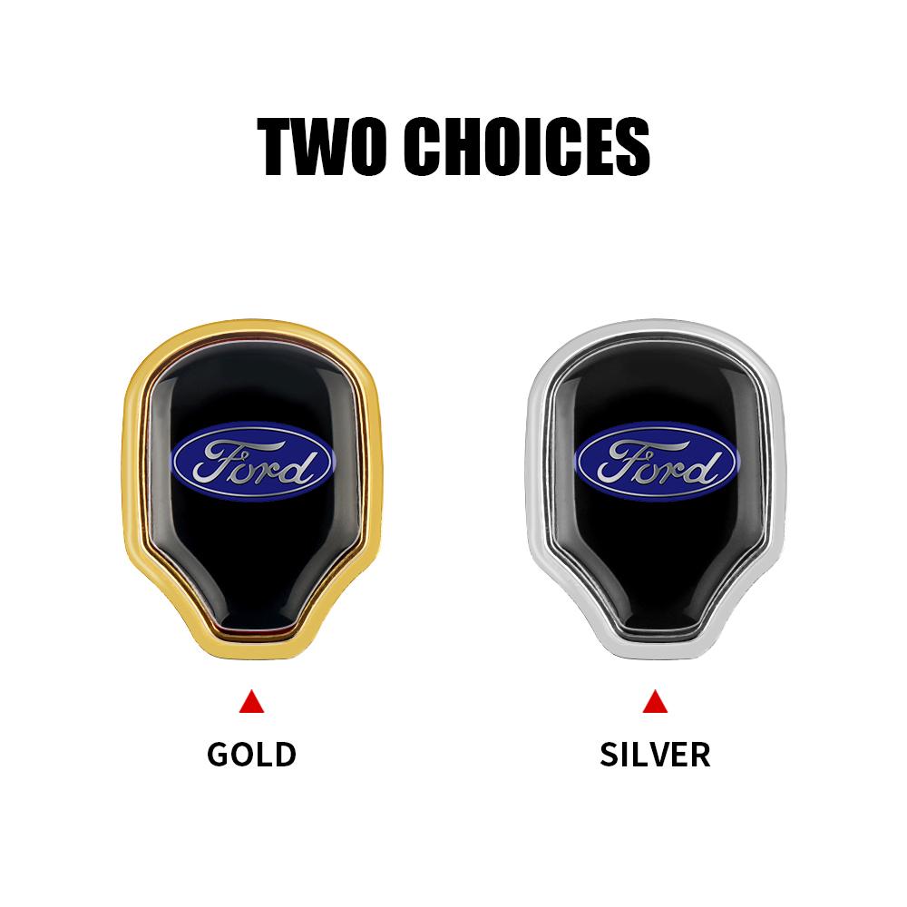 1/2Pcs 3D Metal Car Interior Storage Hook Up Sticker Accessories For Ford ST FOCUS 2 Mondeo KDJF76 Fiesta Kuga MK2 MK3 MK4 Accessories