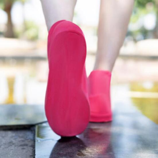 1 пара защитной обуви, сверхлегкие, прочные и удобные модные силиконовые водонепроницаемые бахилы, уличные дождевые сапоги