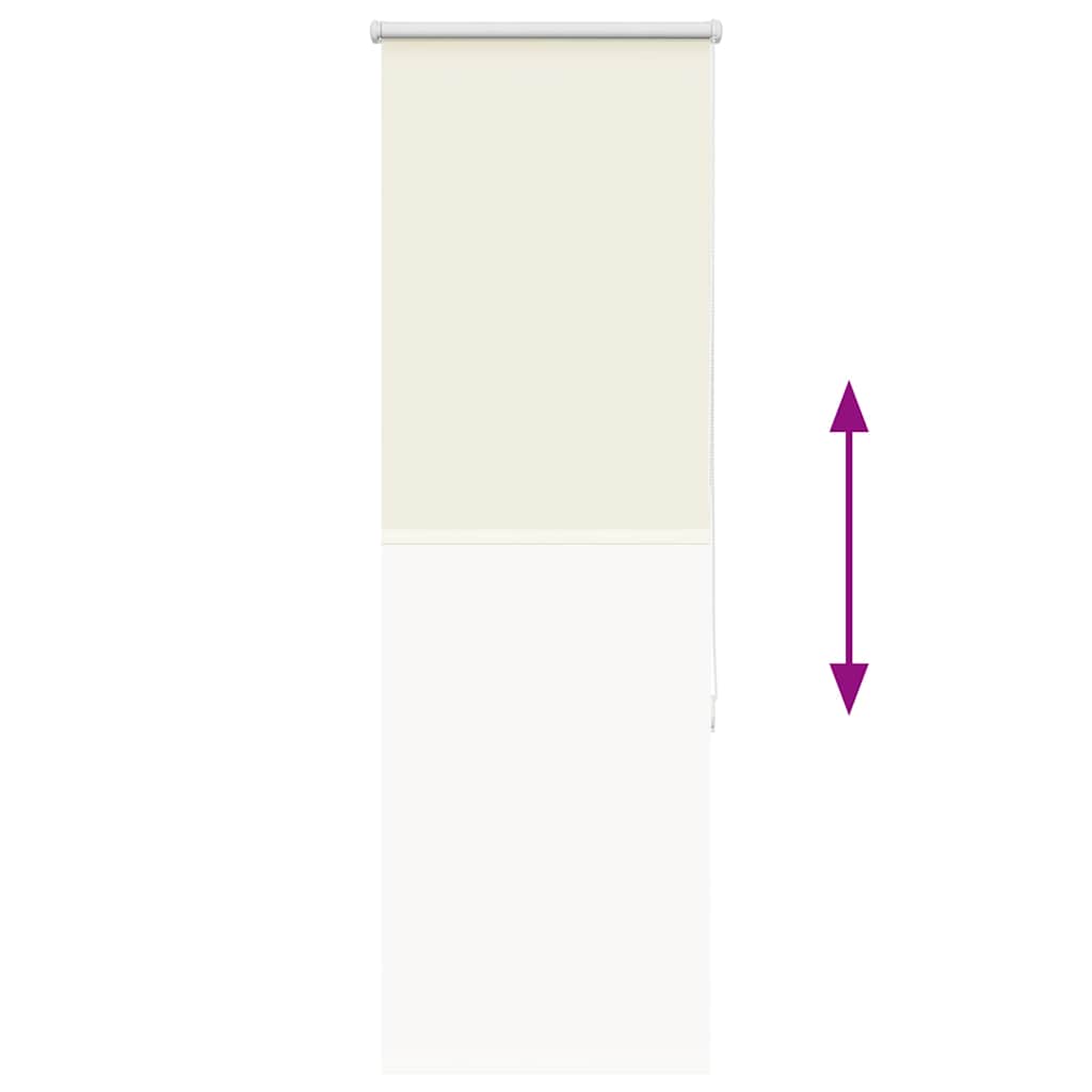 Roleta Zaciemniająca Off White 40X130 Cm Szerokość Tkaniny