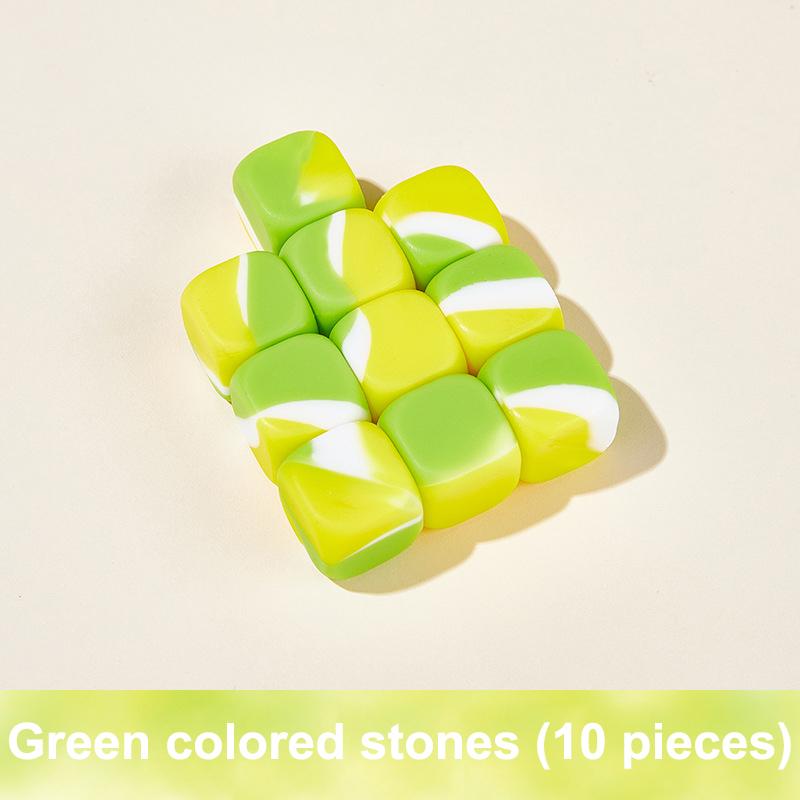 10 шт. корейская традиционная игра Gonggi Jack Stone Pebbles Set Exercise Colorful Funtress Recessing Toy