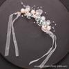 Свадебные украшения Красивые цветы ручной работы из бисера повязка для волос Свадебный головной убор