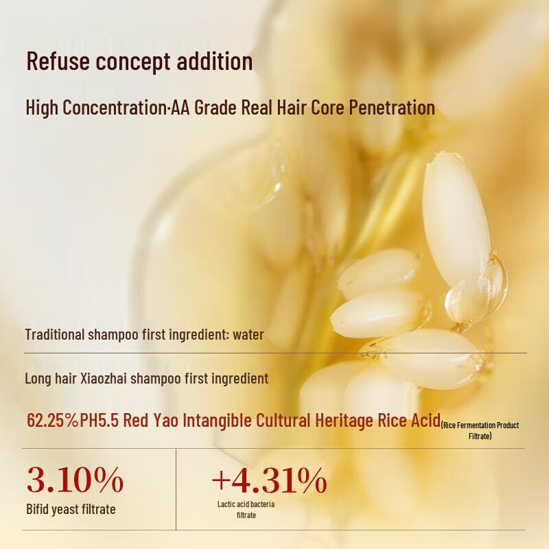 Лосьон для восстановления волос с протеином риса Сяочжай для длинных волос