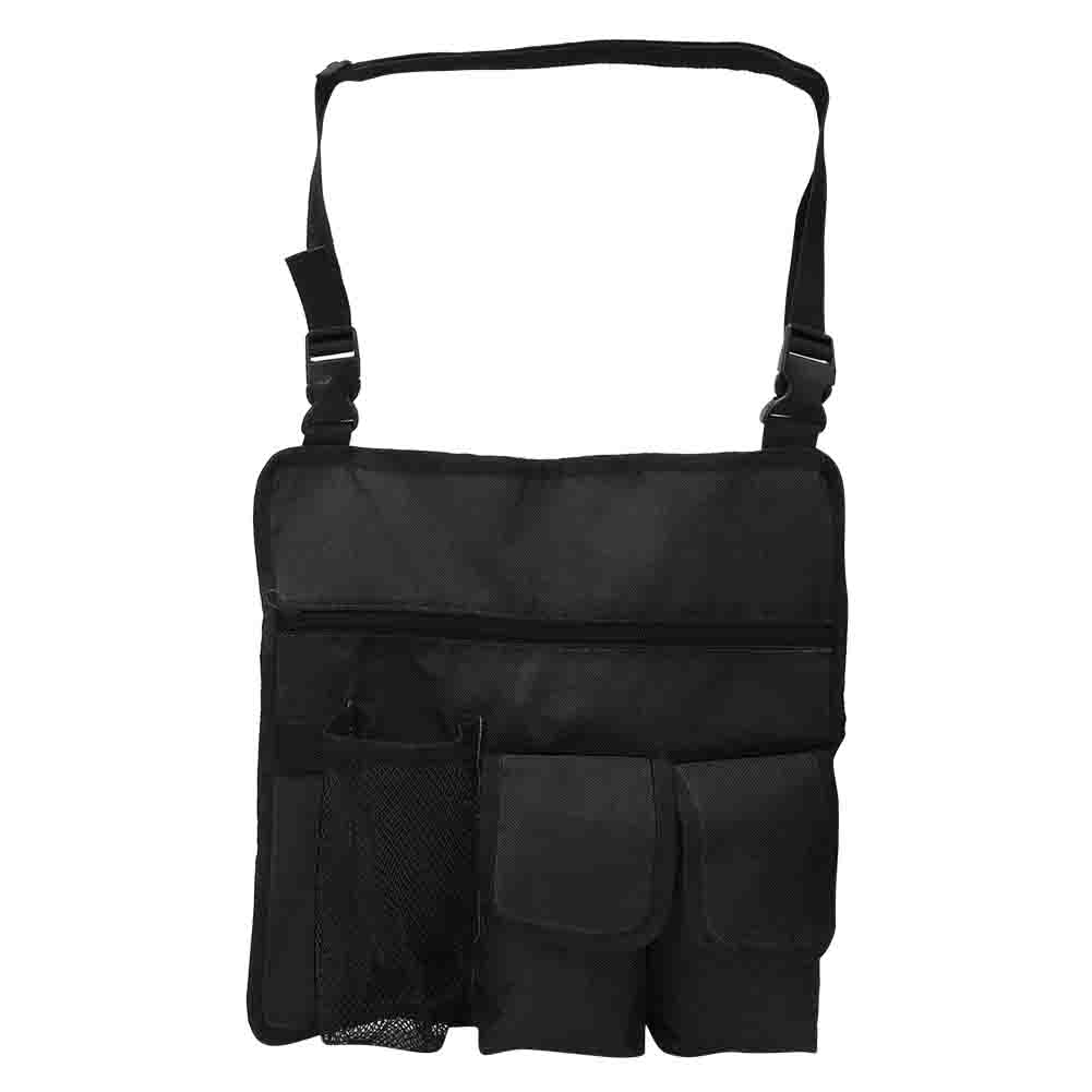 Уличная водонепроницаемая сумка для пляжного кресла из ткани Оксфорд 600D, сумки-мессенджеры для хранения напитков и еды, черная