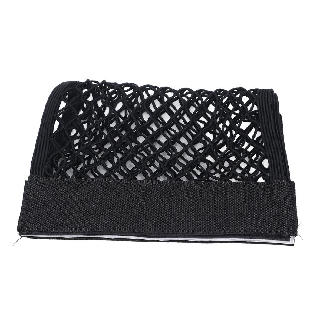 Черный настенный сетчатый карман Стойка для пластиковых пакетов Сетчатая сетка для хранения Клейкий сетчатый карман для мусорного пакета