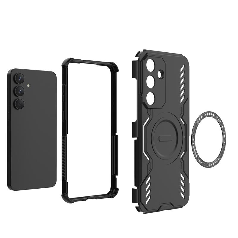 Чехол для Samsung Galaxy S25 FE Samsung S25 FE Противоударный Магнитная адсорбция Беспроводная зарядка Задняя крышка Для чехла Samsung S25 FE