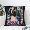 Наволочка Karol G Напечатанная Полиэстеровая Наволочка для Подушки Подарок Чехол для Подушки Постель Квадратная 40*40 см