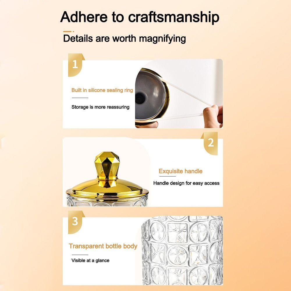 With Lid Food Storage Pots Moisture-Proof Storage Box Sealed Jar Tea Coffee Candy Snack