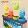 Montessori Slide Rolling Ball Ramp Toy Interactive Track Knocking Ball Toy  Children's