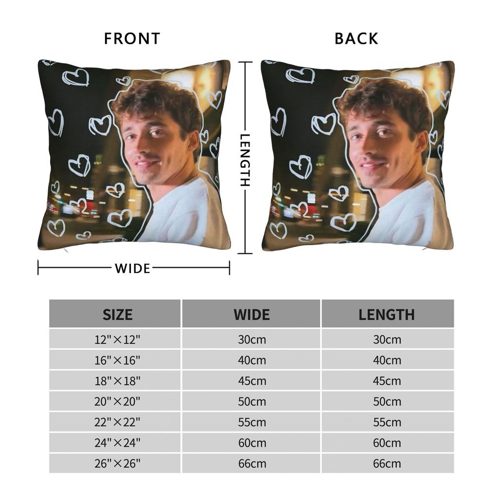 C-Charles Leclerc Pillowcases Merch Soft Cushion Cover Decorations Pillow Case Cover Home Multiple Sizes
