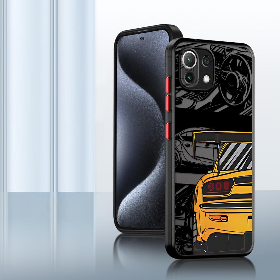Чехол для Xiaomi Mi 11 Lite 11T 12X 12T 11T Pro с изображением японских спортивных автомобилей, мягкий чехол