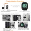 Speed Counter Code Table Bike Ride Speedometers Odometers Cycling Speed Counter for Outdoor and Daily Commutes