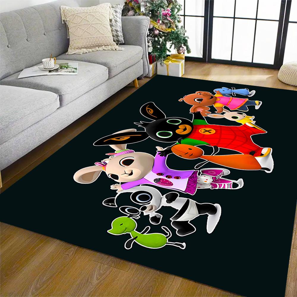 Bing's Birthday Celebration Carpet Design for Bedrooms Outdoor Kitchen Hallway Anti-slip Rug Anime Office Decor Spiritual Gift