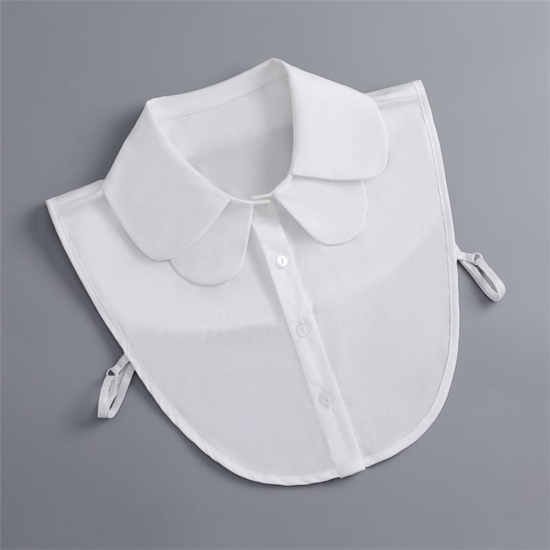 New Fake Victorian Stand Up Collar White Black Lace Collars Detachable For Women Blouse Lapel Shirt False Collar Woman