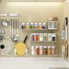 2/4PCS Hanging Kitchen Shelf Spice Shelf Wall-Mounted Kitchen Cupboard Doors