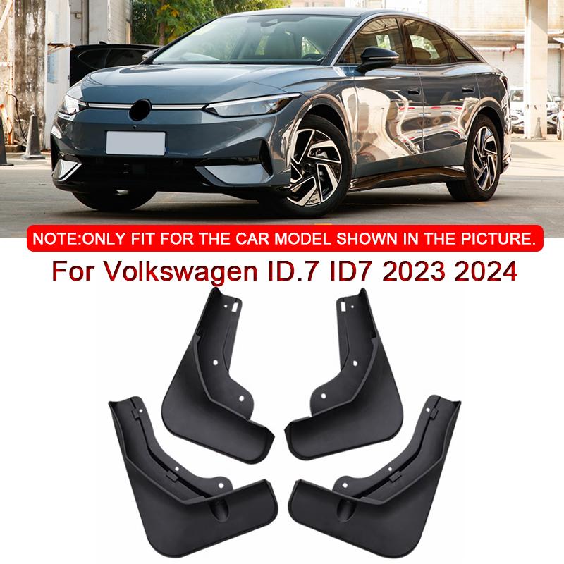 For Volkswagen ID.7 ID7 2023 2024 Car Styling ABS Car Mud Flaps Splash Guard Mudguards MudFlaps Front Rear Fender Auto Accessory