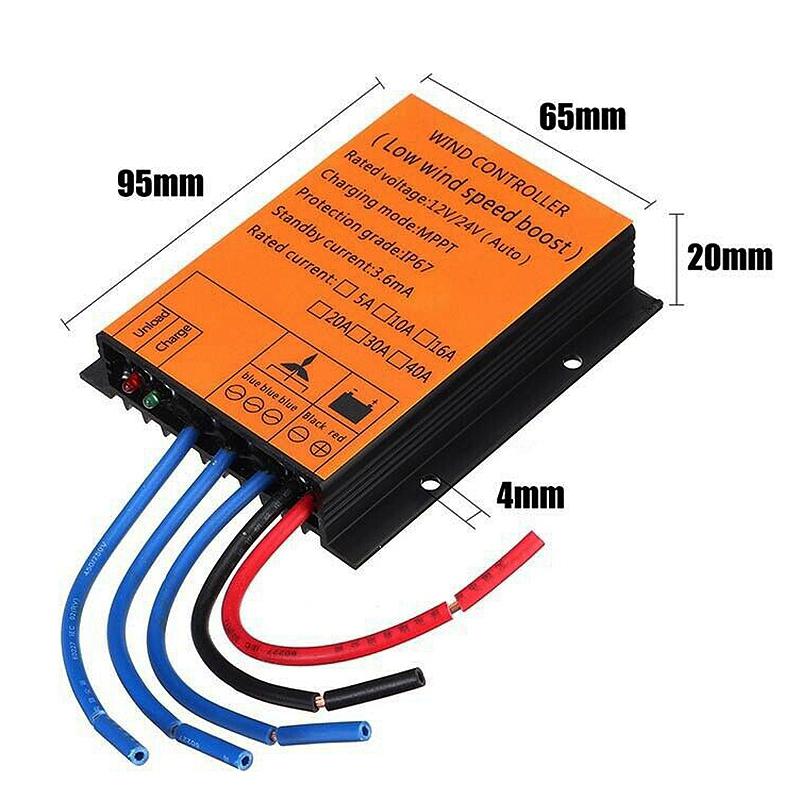 300W 500W 600W 800W 12V 24V AUTO 48V LOW WIND BOOST Regulator for Small Windmill MPPT Controller For Wind Turbine Generator