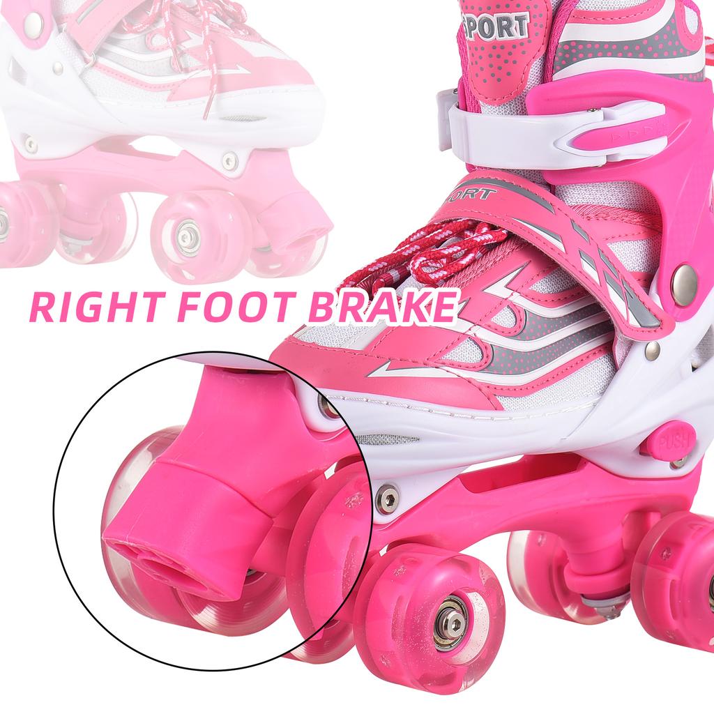 Light Up Roller Skates for Kids Perfect for Girls Ages 5 8 Ideal Rollerblades for Kids Ages 6 12 Adjustable Size