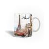 Кружка - Bonjour - Париж - Керамика - 30cl - Подходит для мытья в посудомоечной машине - Пейзаж Эйфелевой башни
