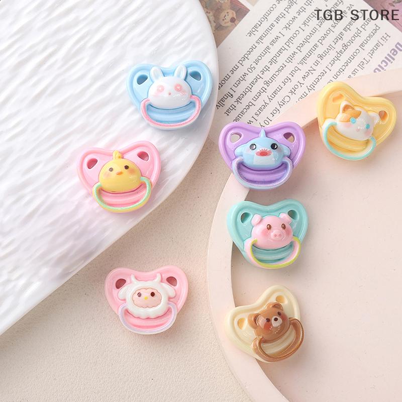 10 шт. Милые мини-соски для кукол, принадлежности для кукольного домика, пустышки для кукол, кукол-младенцев, детская игрушка, аксессуары для детских сосок