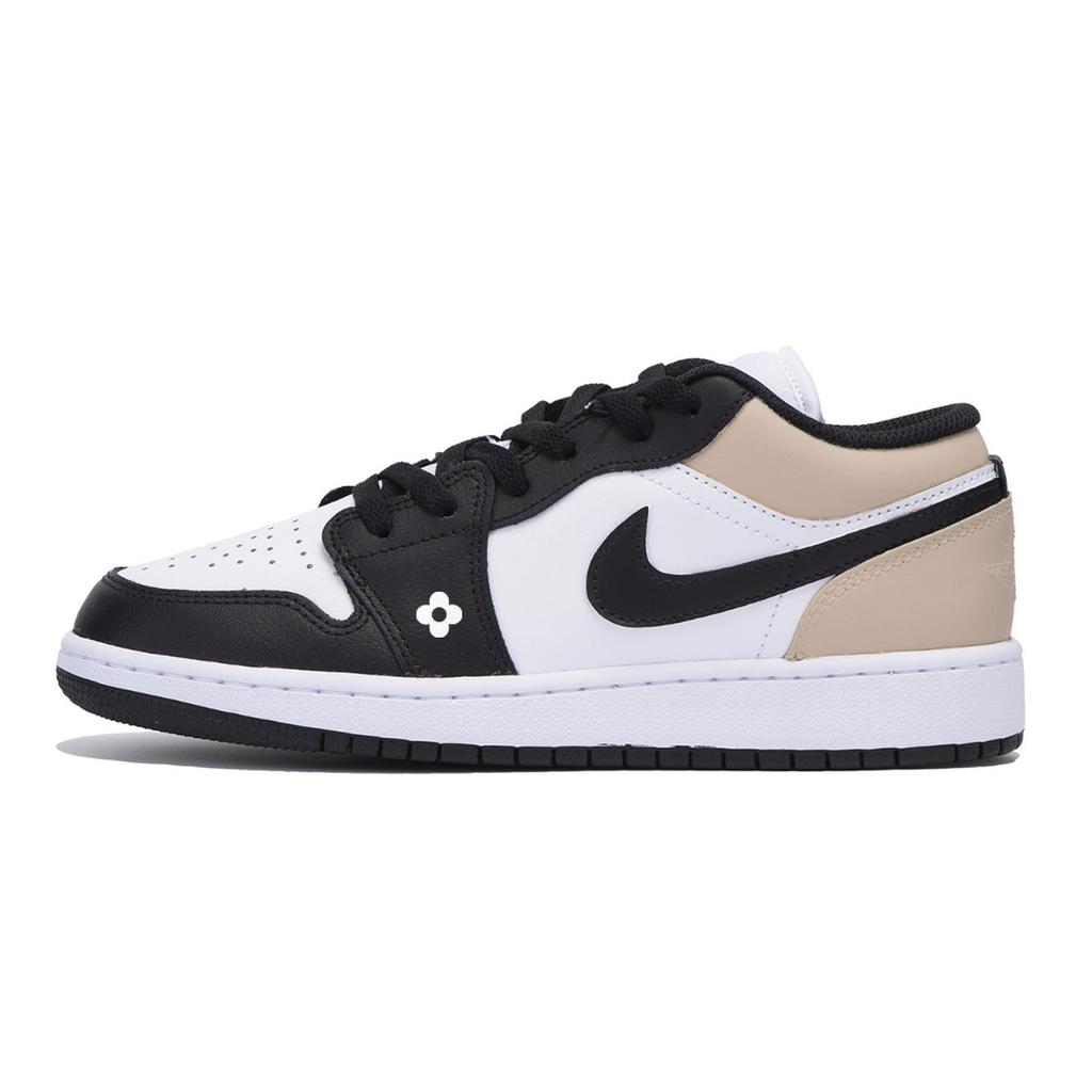 Jordan Air Jordan 1 Городской Шик Низкие Противоскользящие Винтажные Баскетбольные Кроссовки Мужские Белые 553558-131(Команда85-)