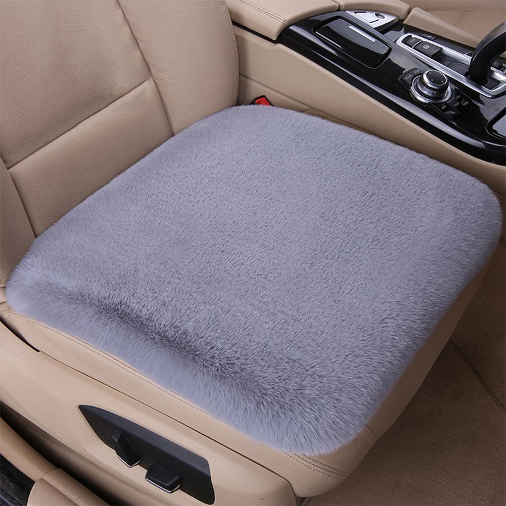 Универсальное зимнее пушистое плюшевое теплое автомобильное сиденье противоскользящее защитное внутреннее покрытие сиденья I5C1