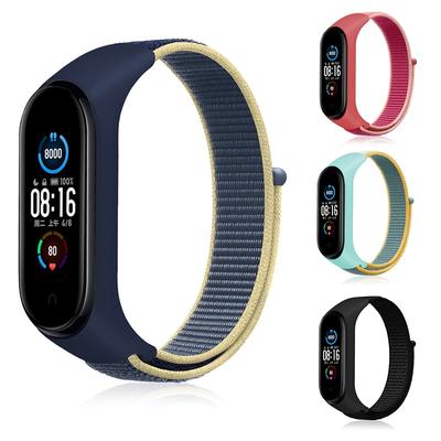 Нейлоновая плетеная петля Solo для Xiaomi Mi Band 5 6, ремешок-браслет, ремень Mi Band 3 Mi Band 4, браслет для Xiaomi Mi Band 6, 5, ремешок для часов