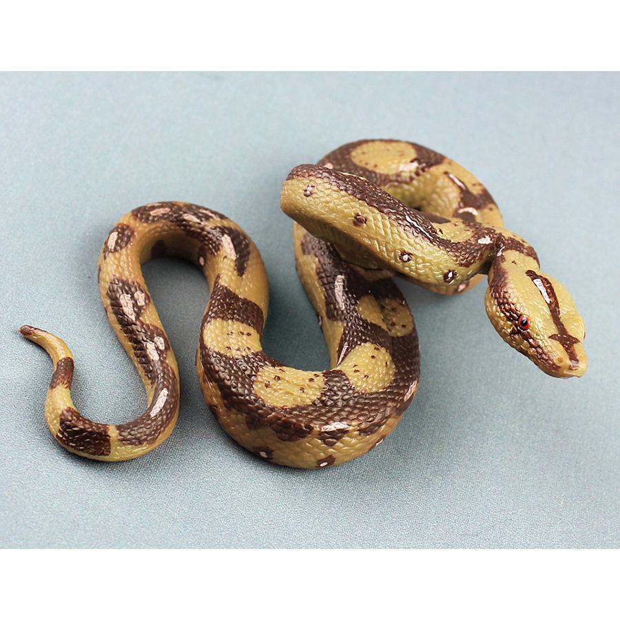 Realistic Boa Snake Scary Toy Prank Party Joke Halloween Decor Prop Soft Touch
