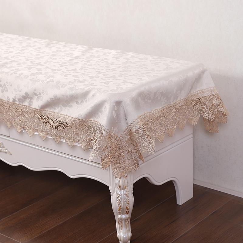 Скатерть белая Европа вышитая скатерть стол Juppe крышка обеденного стола круглый цветок кружево прикроватная тумбочка для телевизора пылезащитный чехол