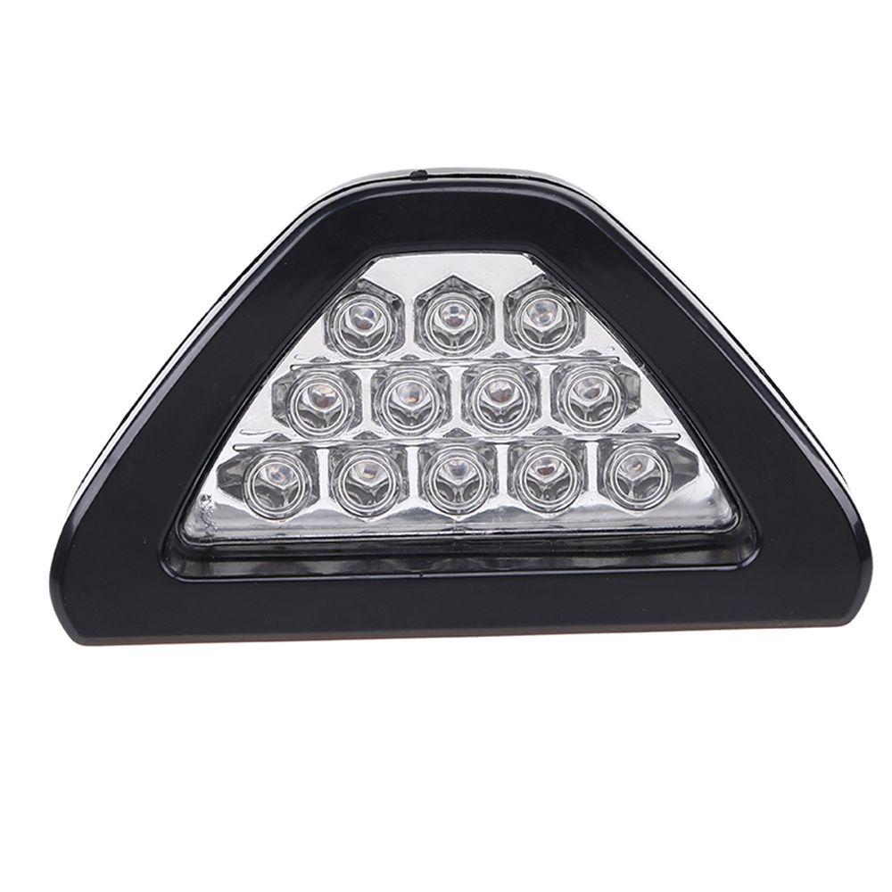 Accessories F1 Style Sporty Triangle Brake Signal Lamp Stop Light Third Brake Lamp Rear Fog Light