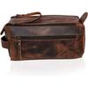 Toiletry Bag Genuine Leather Shaving Kit Dopp Kit Travel Case
