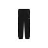 Basic Cuffed Solid Knit Casual Long Pants Men Bottoms Black F11M249601F-BK