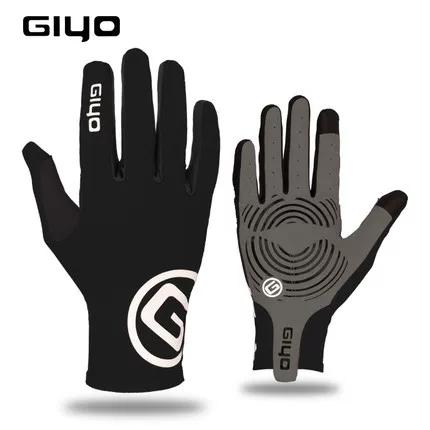 Giyo Breaking Wind Spring, Summer and Autumn Highway Mountain Bicycle Cycling Gloves Long Finger Bicycle Touch Screen Gloves Half Finger Men and Women