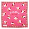Sanrio Lunch Cloths, Set of 3, Approx. 43 X 43cm, 100% Cotton, with Name Space, Hello Kitty Character Design, 879649