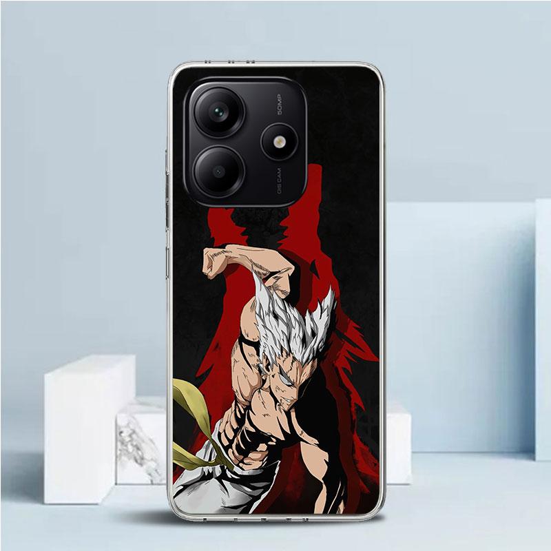 Чехол для телефона One P-Punch-Man Garou для Xiaomi Redmi Note 15 14 14S 13 12S 12 Pro Plus 11S 11 11T 11E 10S 10 + Мягкая задняя крышка из ТПУ