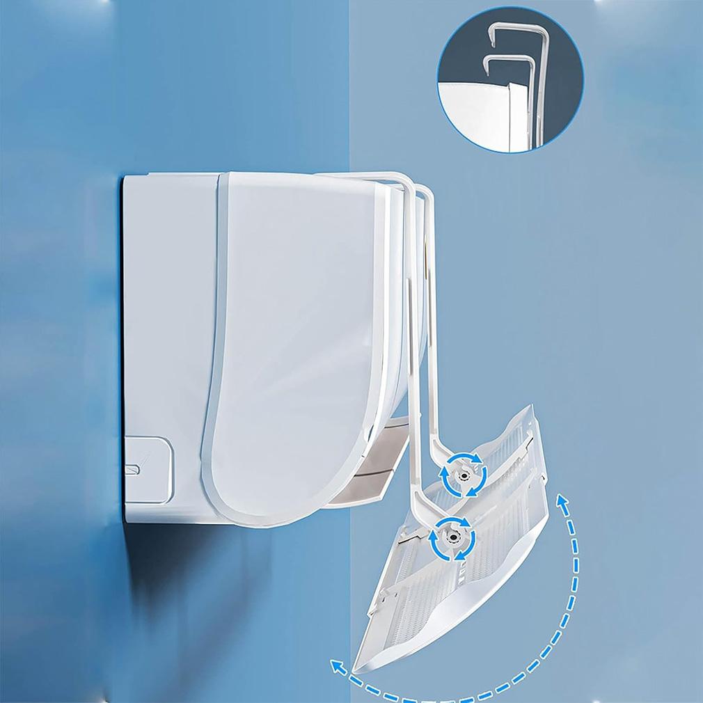 Retractable Air Conditioner Deflector Adjustable Anti Direct Blowing Shiel Anti Blast Baffle Wind Direction Telescopic Registers