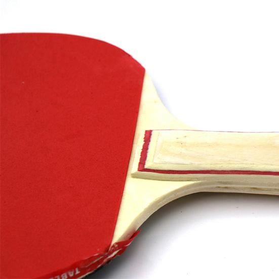 1 Set Table Tennis Racket Ergonomic Handle Fine Texture Smooth Edge Portable Comfortable Grip Table Tennis Racket Ping-Pong