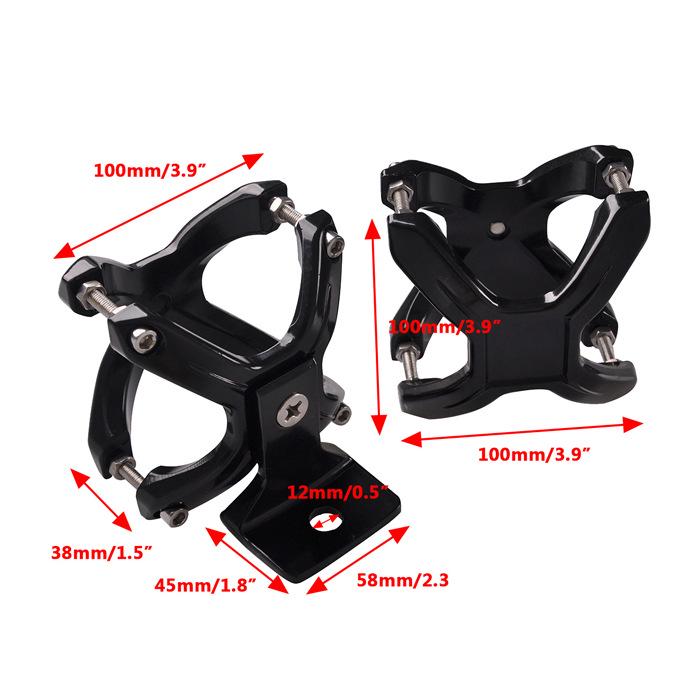 Кронштейн для фар переднего бампера Wrangler: Внедорожный X Прожектор Мод Цветок сливы.