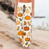 Women's Comfortable Sleeper Pants Halloween Printed Drawstring Wide Leg Pants Casual Pants