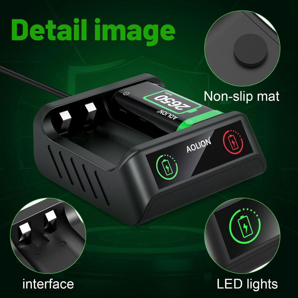 Для XBOX ONE Dual Charger Dock Station Controller Charger Аккумуляторная батарея